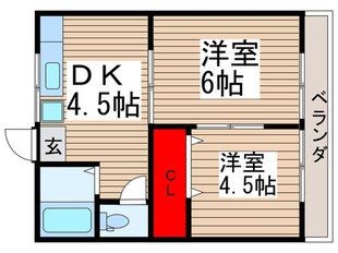 サンコ－ポ橋本の物件間取画像